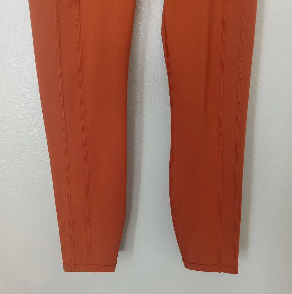 Athleta Ultimate Stash 7/8 Tight Orange Leggings NWT - Picture 3 of 10
